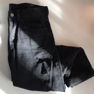 H&M Black Ripped Demin